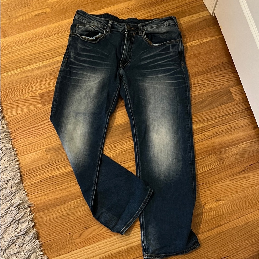 Buffalo David Bitton Women's Dark Blue Relaxed Jeans